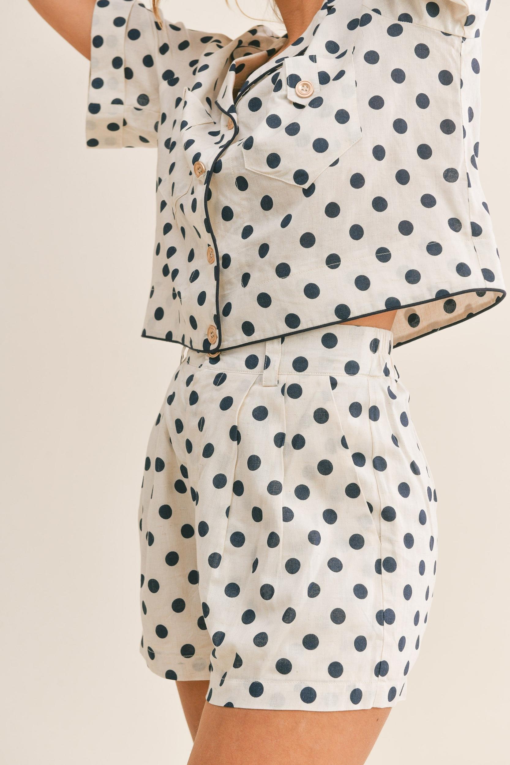 Polka Dot Top & Short Set Product Image