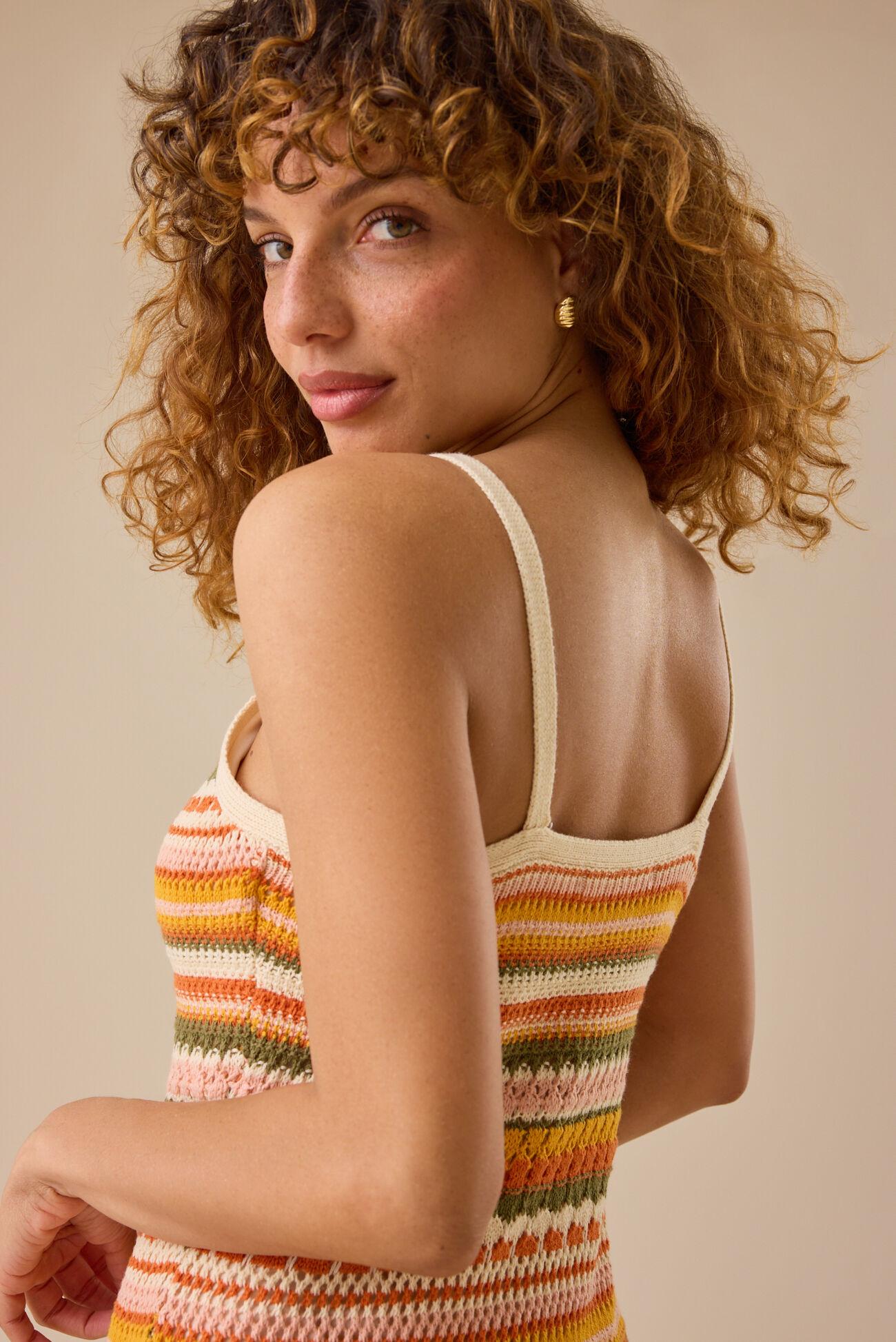 Vicki Striped Maxi Dress Product Image