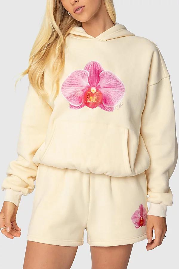 Edikted Orchid Babe Hoodie Sweatshirt Womens at Urban Outfitters Product Image