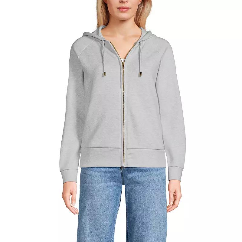 Women's Lands' End Relaxed Long Sleeve Full Zip Hoodie,  Product Image
