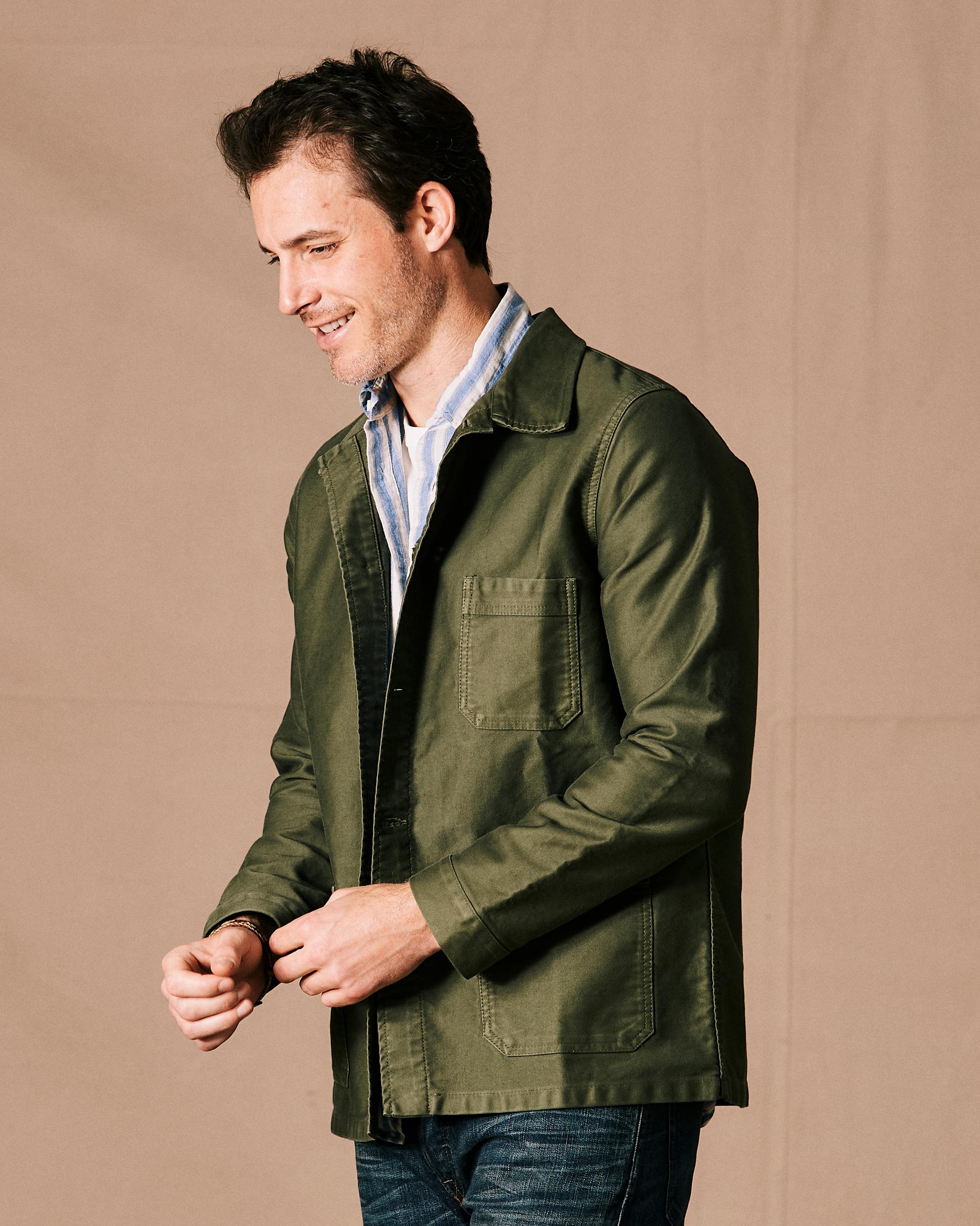 French Moleskin Work Jacket Product Image