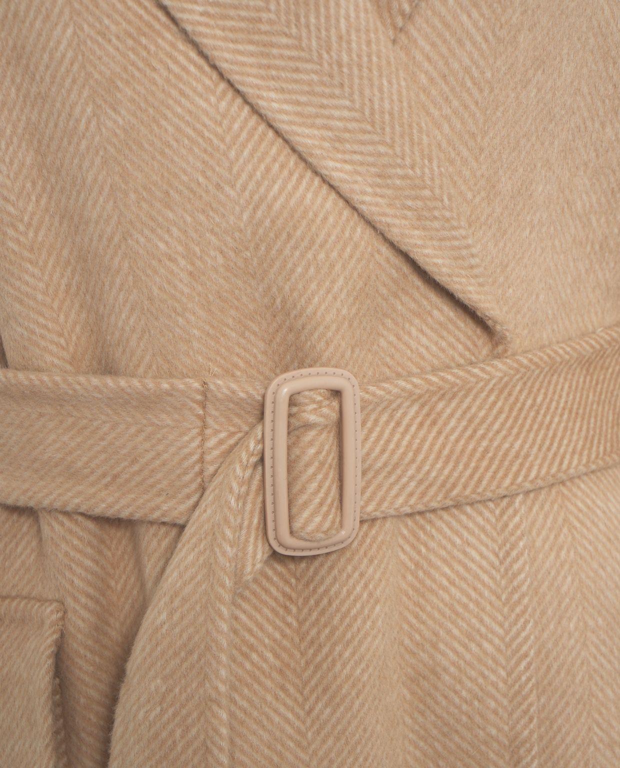 Coat with waist belt Product Image