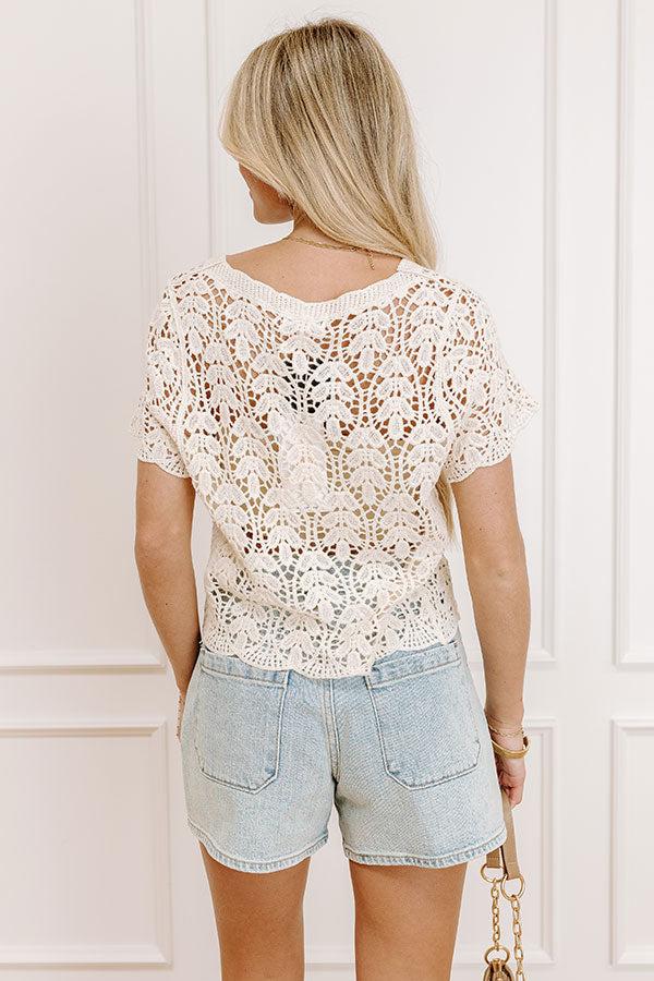 Boho Feels Crochet Top Product Image