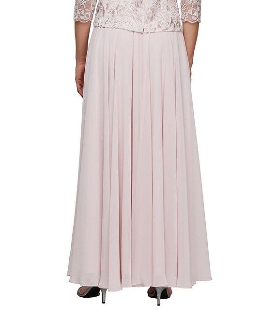 Alex Evenings Long Chiffon A Line Full Skirt Product Image