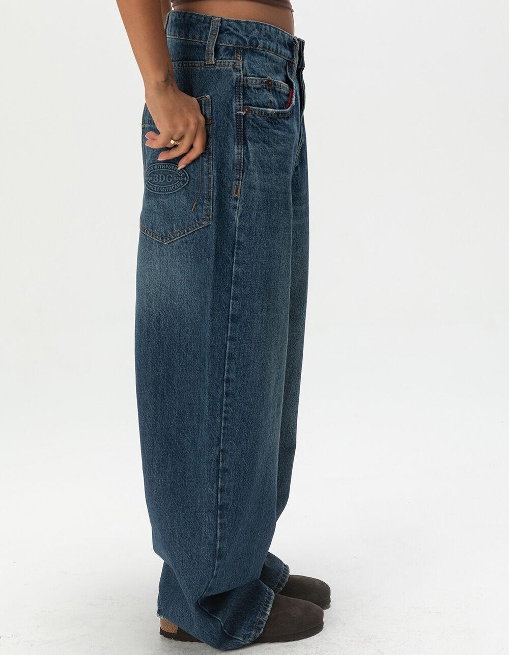 BDG Urban Outfitters Jaya Low Rise Ultra Loose Womens Jeans - DARK INDIGO Product Image