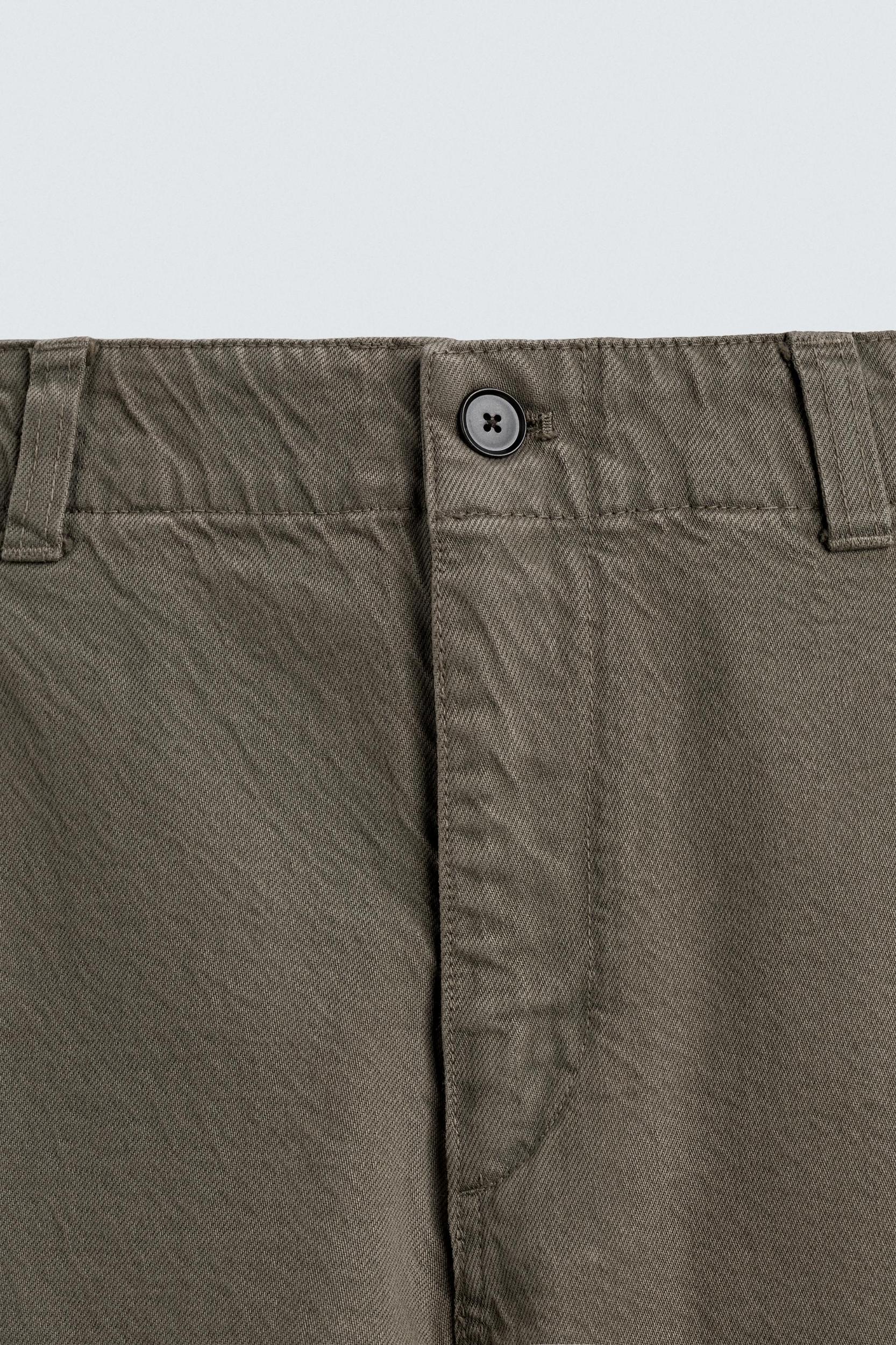 WASHED RELAXED FIT PANTS Product Image