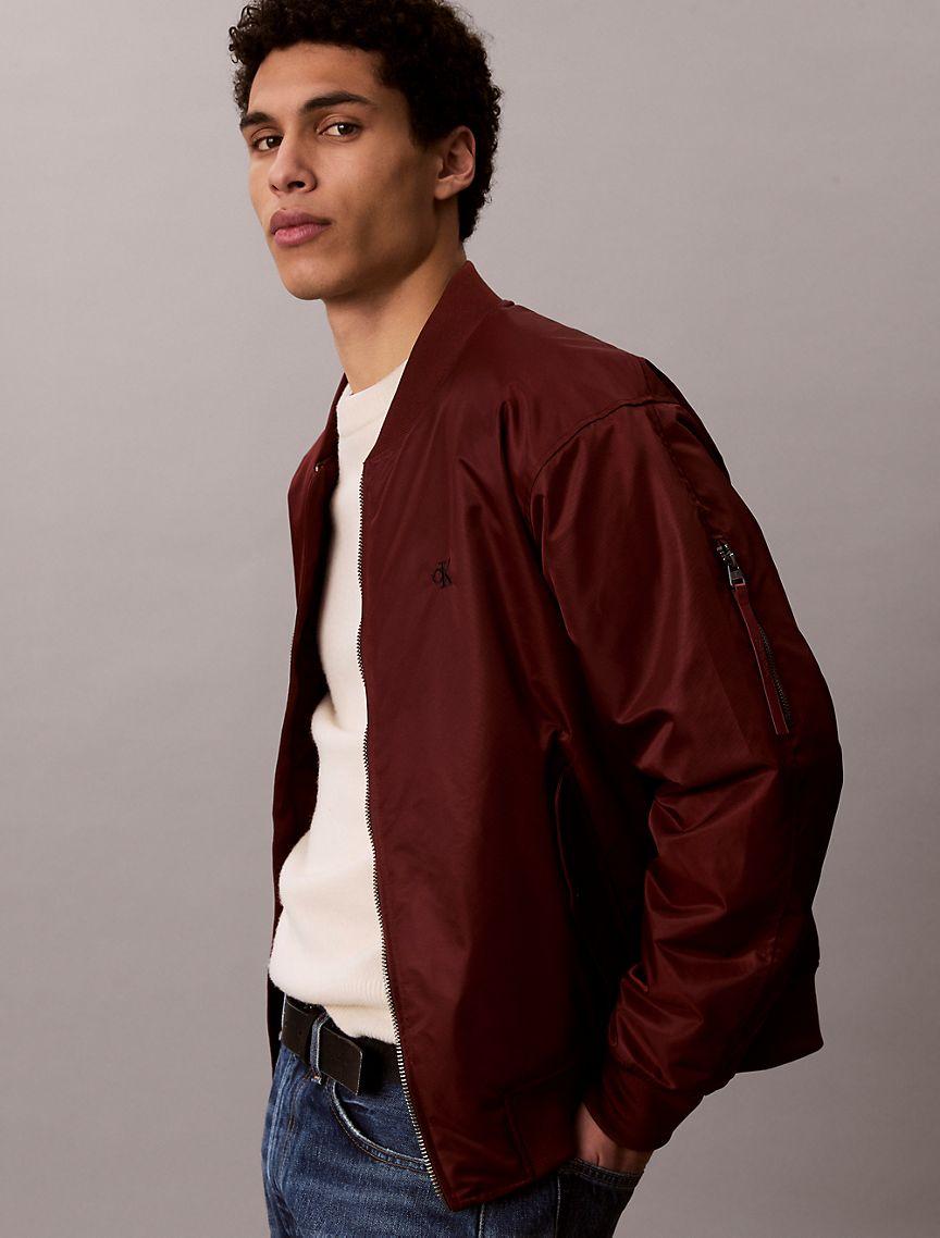 Nylon Bomber Jacket Product Image