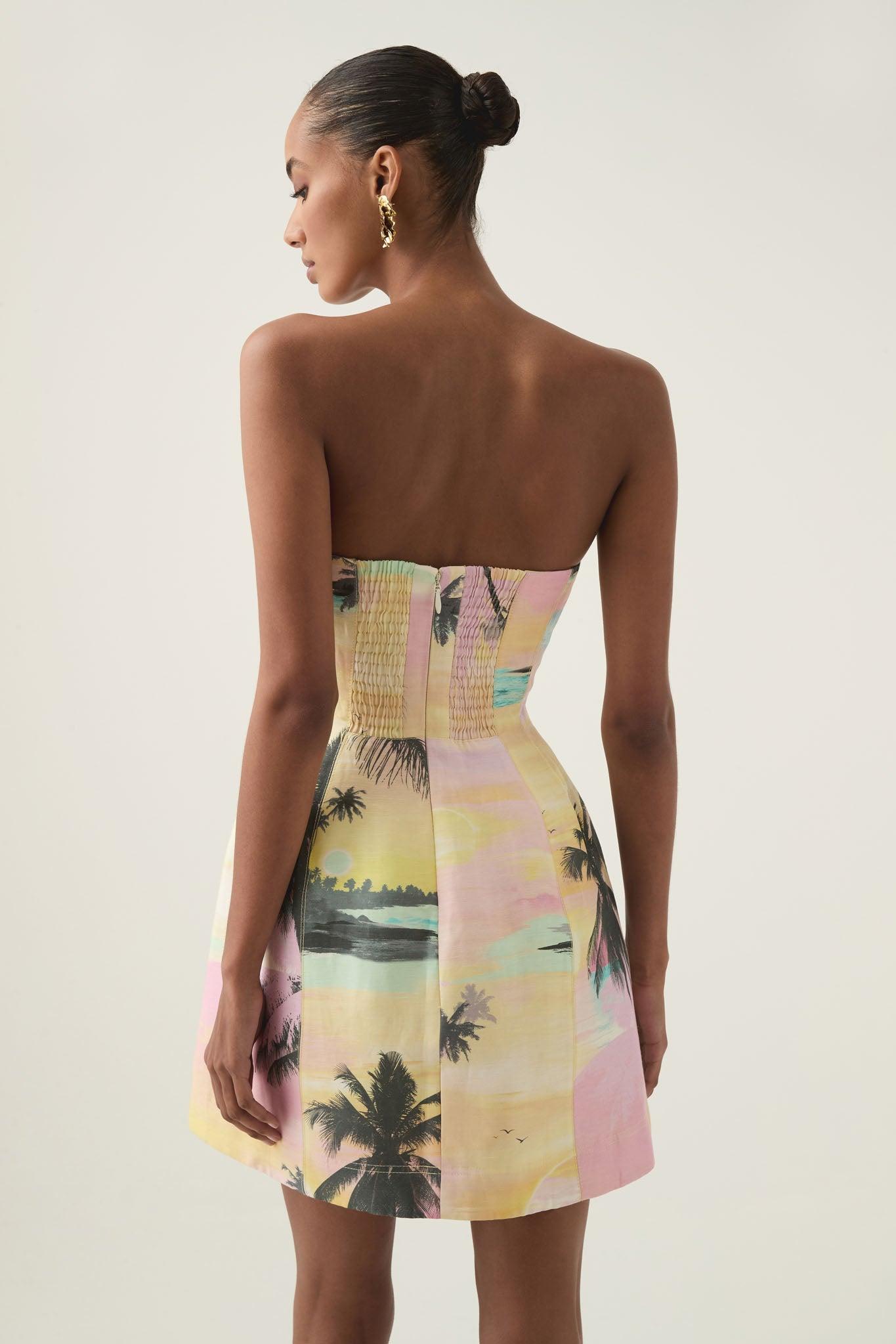 Gretta Bow Back Mini Dress Product Image