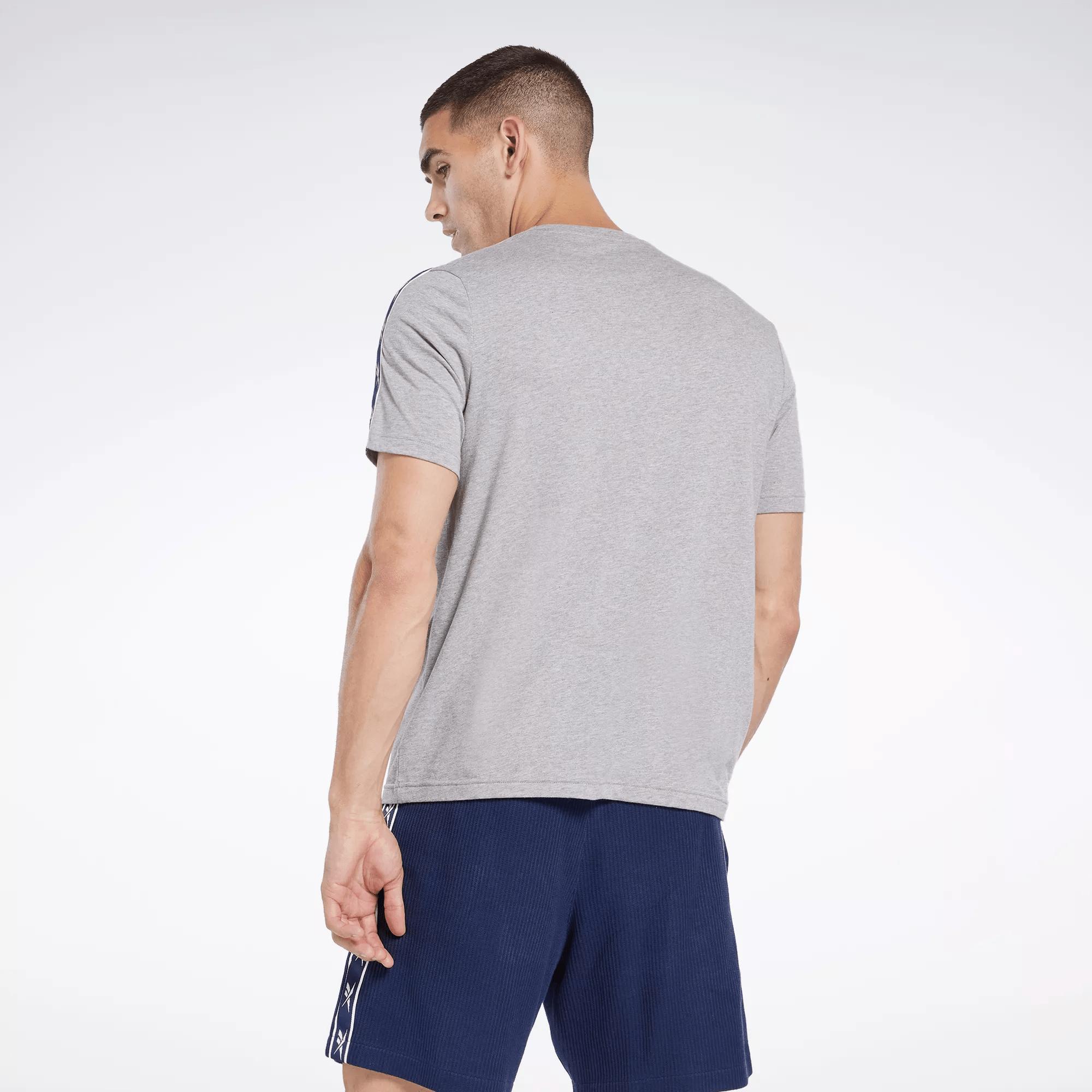 Men's Reebok Identity Vector Tape T-Shirt Male Product Image