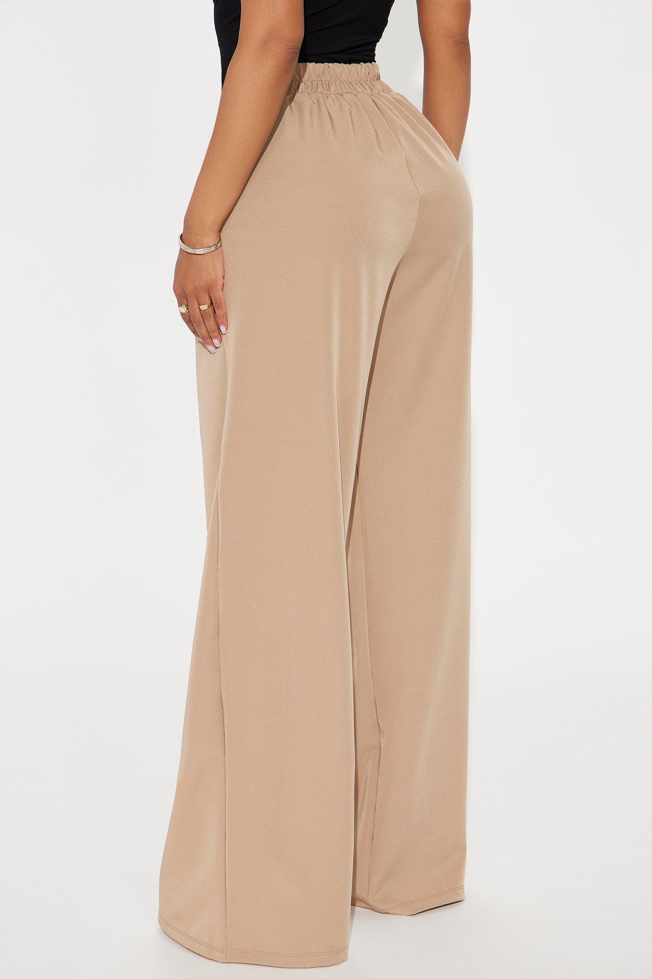 Headed To The Office Belted Trouser Pant - Tan Product Image