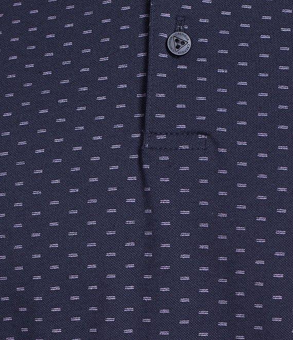 Cremieux Blue Label Tailored Fit Printed Short Sleeve Polo Shirt Product Image