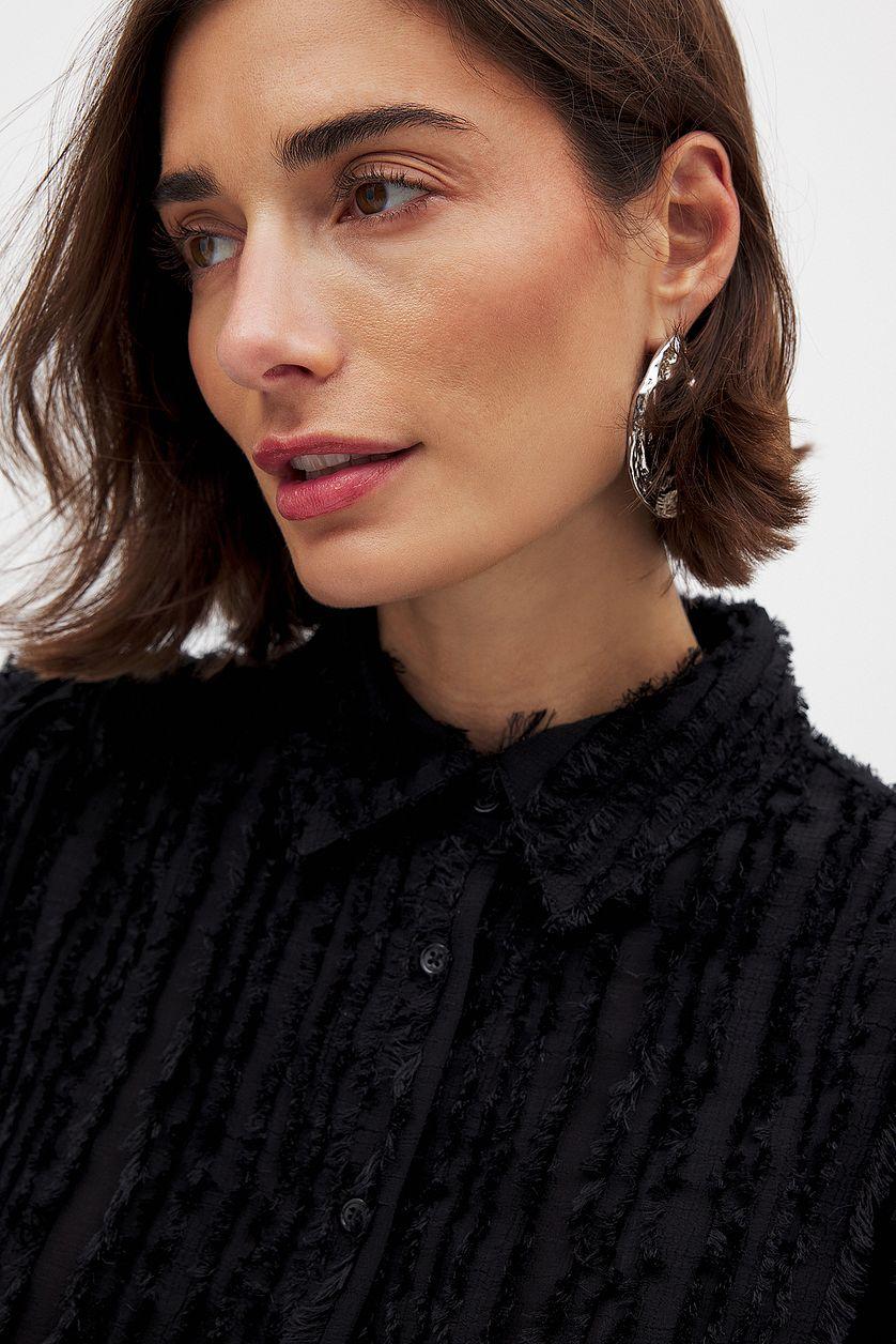 Fringe Long Sleeve Shirt Product Image