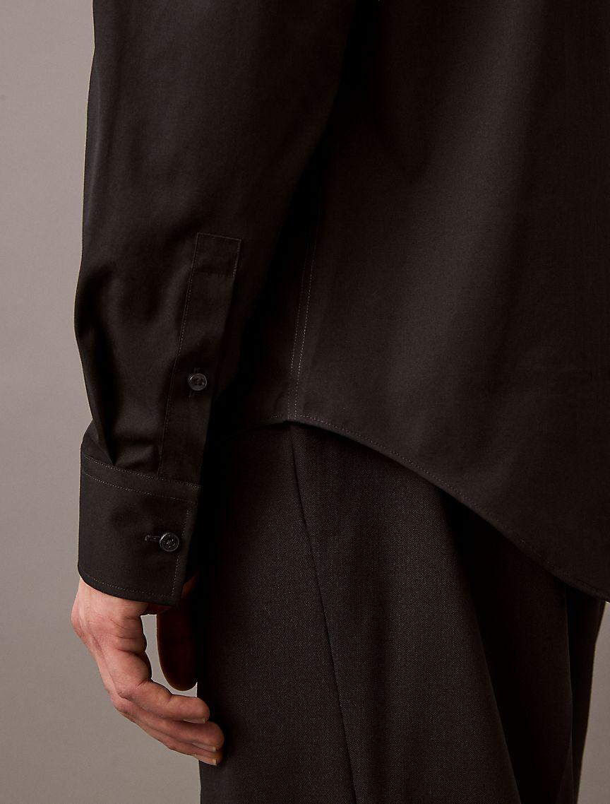 Steel Solid Slim Fit Button-Down Shirt Product Image