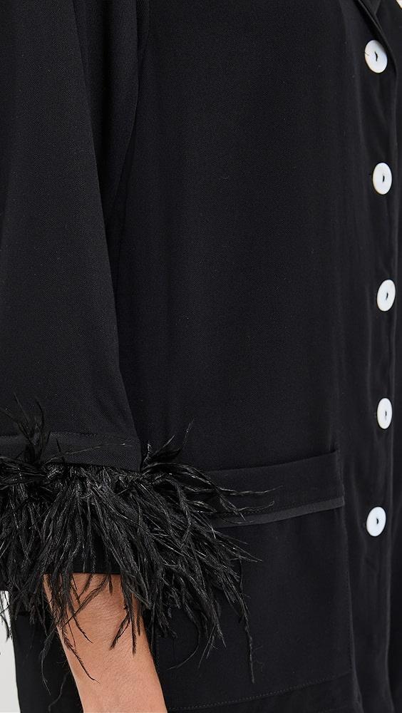 Sleeper Party Pajama Set with Double Feathers | Shopbop Product Image