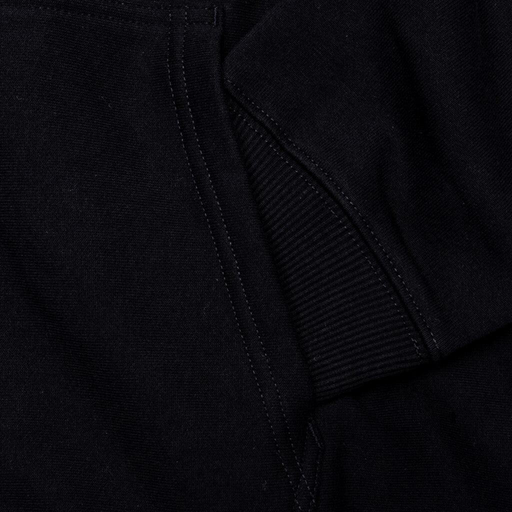 Mustang Cross Zip Up Hoodie - Washed Black Male Product Image