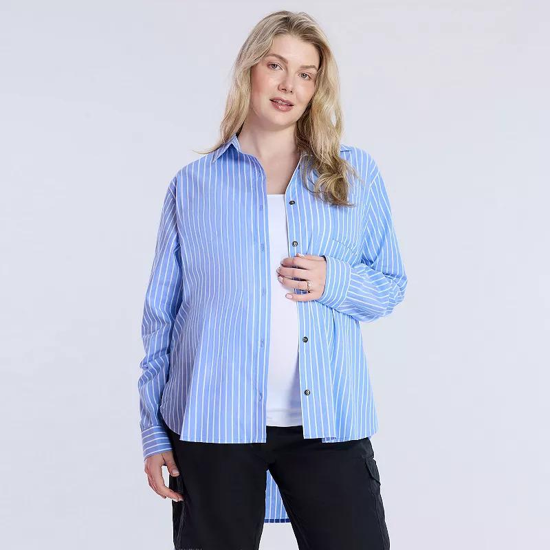 Maternity Motherhood® Poplin Shirt, Women's,  Product Image