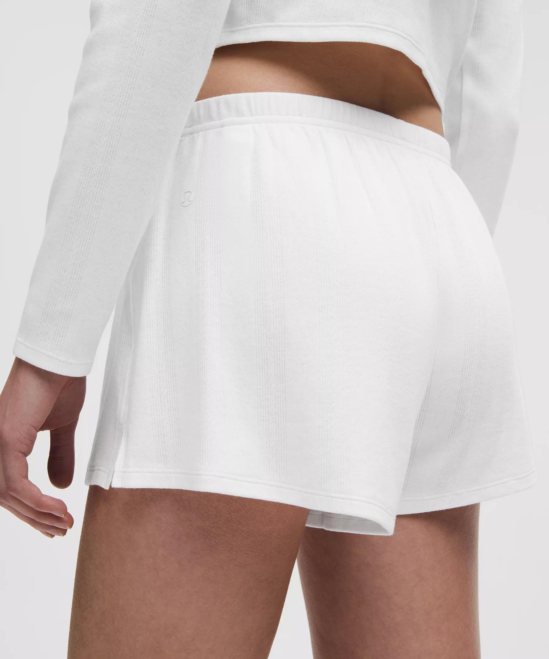 Cotton Pointelle Mid-Rise Short 3" Product Image