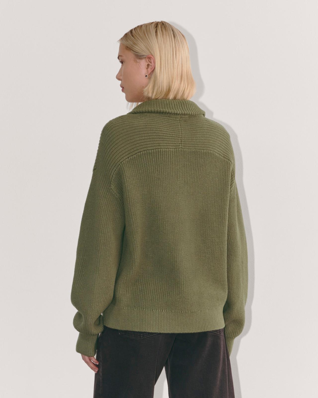 The Half-Zip in Everyday Cotton Product Image