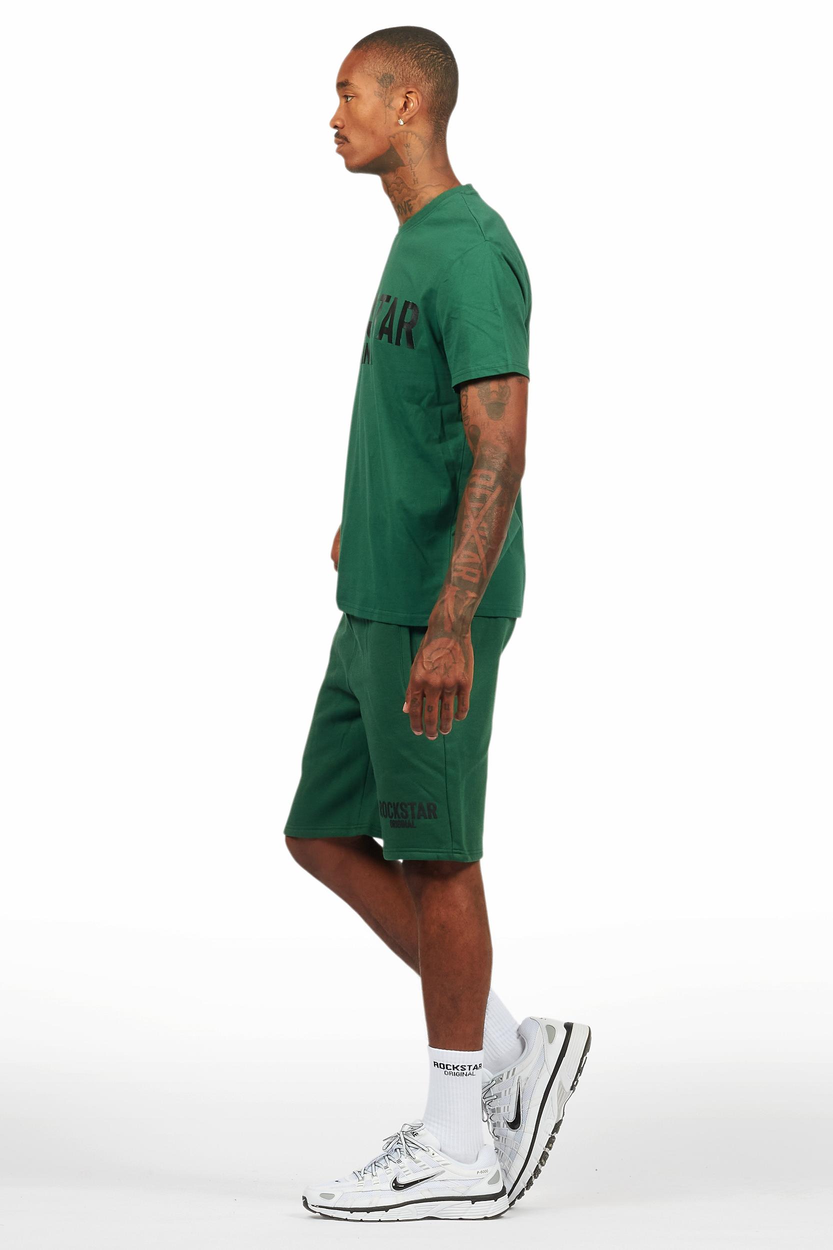 Sana Green/Black Short Set Male Product Image