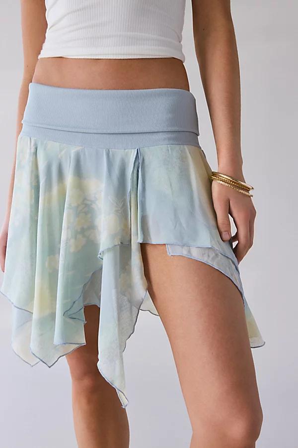 Kimchi Blue Finley Low-Rise Asymmetrical Hanky Hem Midi Skirt Womens at Urban Outfitters Product Image