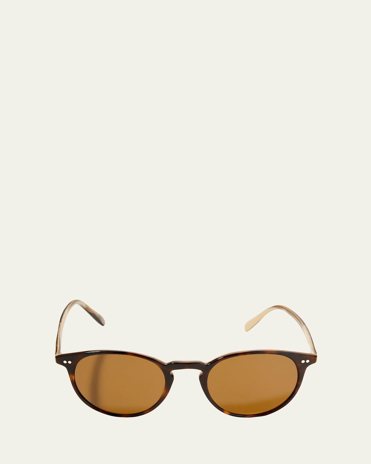 Riley Round Acetate Sunglasses Product Image