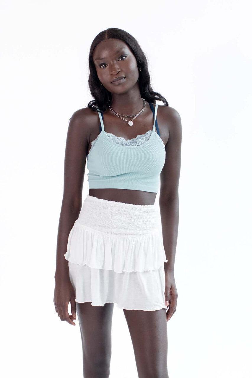 Haze Sage Lace Inset Seamless Cami Product Image