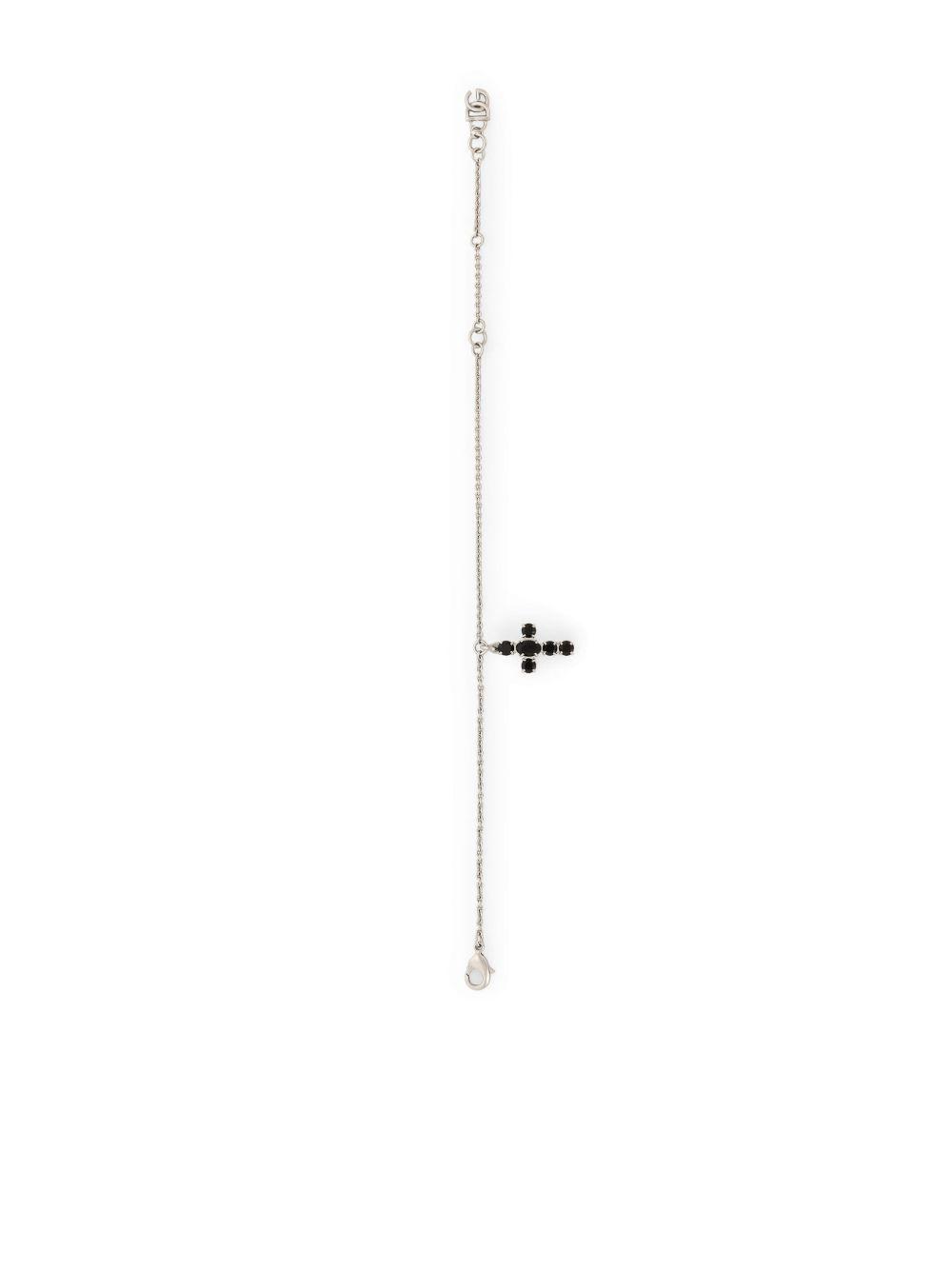cross-pendant fine-link bracelet  Product Image