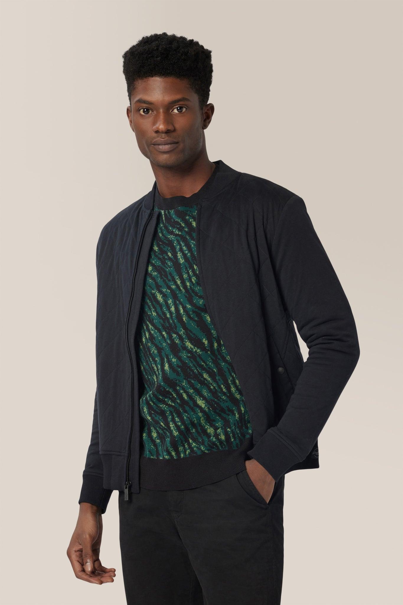Good Man Brand Mayfair Quilted Bomber Jacket Product Image
