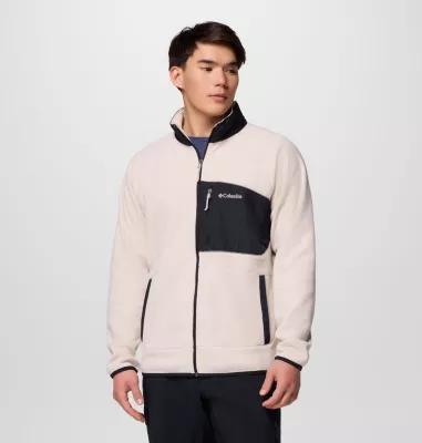 Columbia Mens Fast Trek Overlay Full Zip Fleece Jacket- Product Image