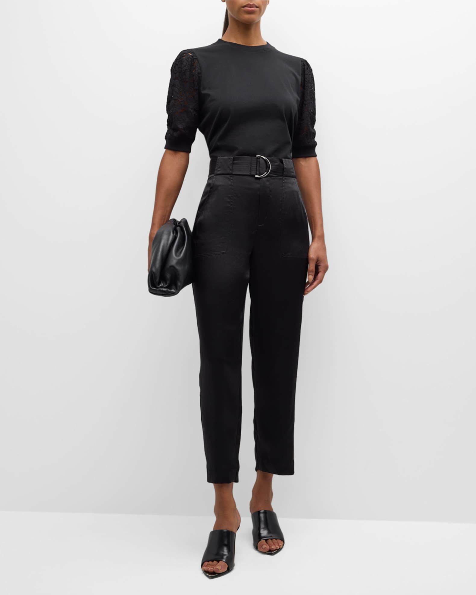 Frankie Lace-Sleeve Tee Product Image