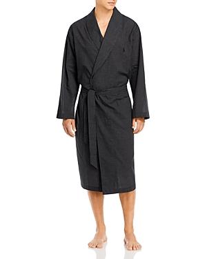 Polo Ralph Lauren Cotton Check Shawl Collar Robe Product Image