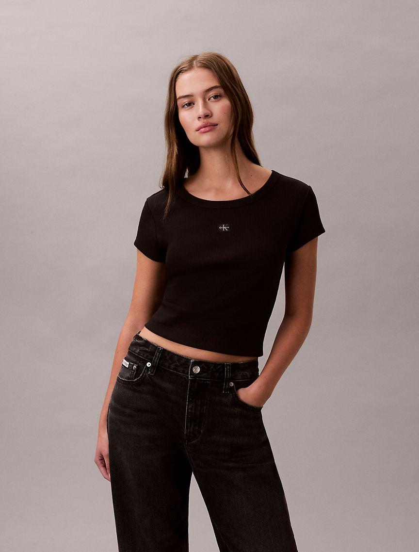 Woven Monologo Slim T-Shirt Product Image