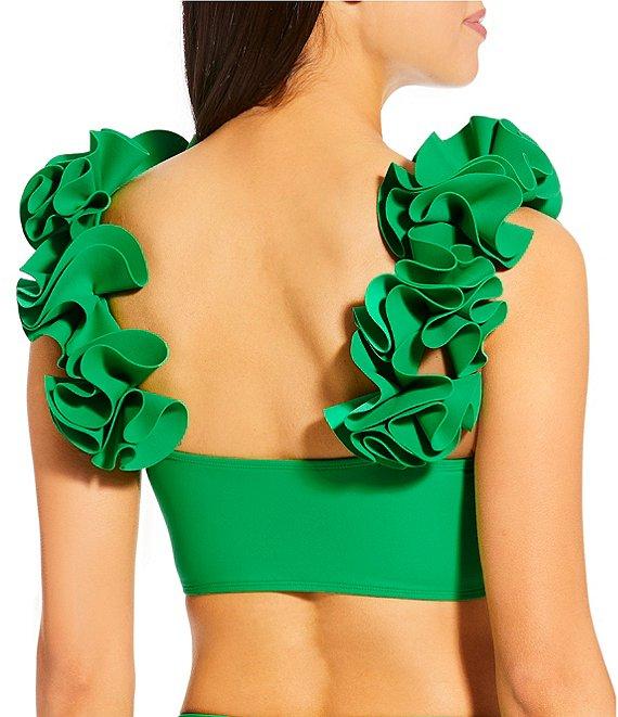 Antonio Melani Solid High Waisted Swim Bottom Product Image