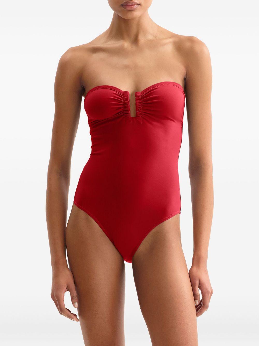 Cassiopée bustier-neck swimsuit Product Image
