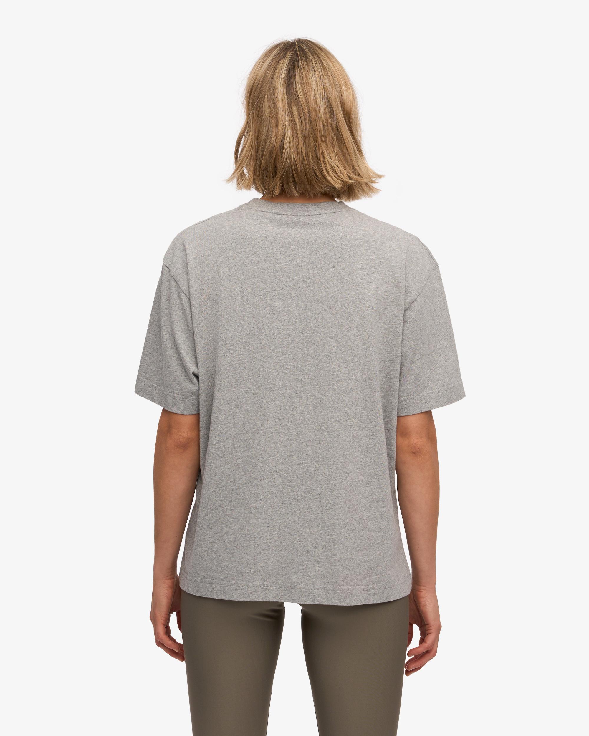 Oversized Organic T-Shirt - Heather Grey Product Image