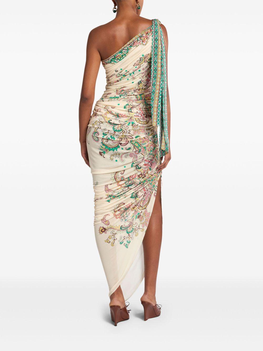 single-shoulder maxi dress Product Image