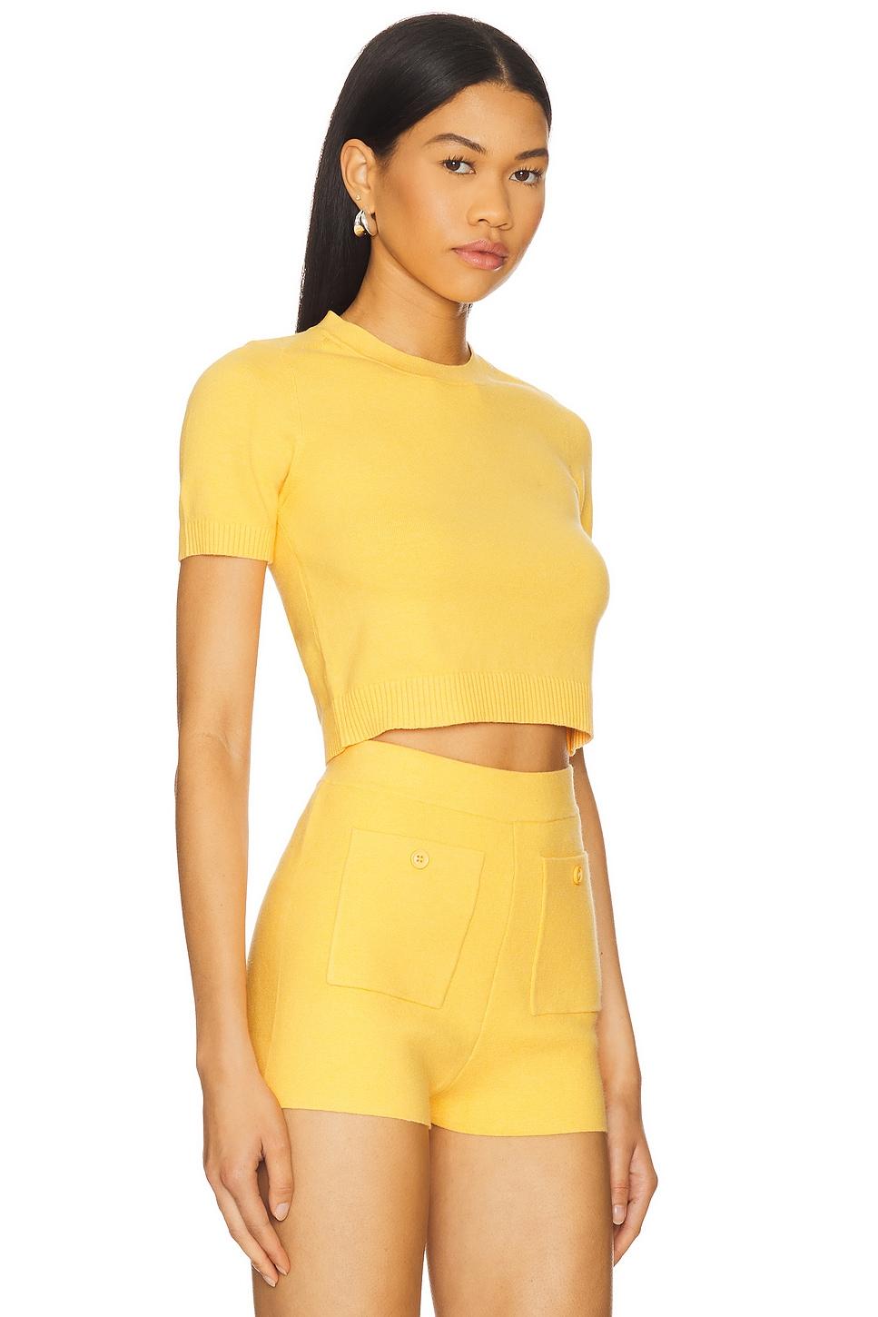 Short Sleeve Crop Top JoosTricot Product Image