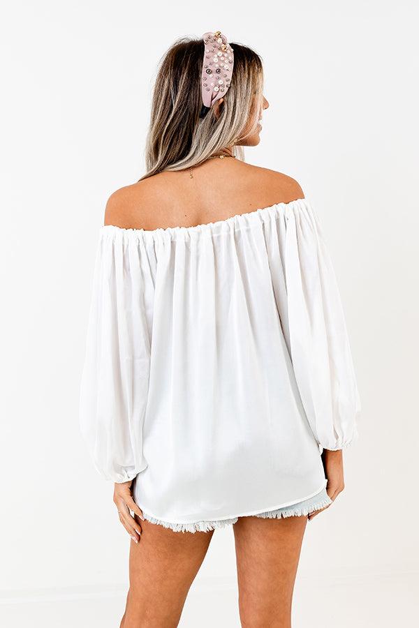 Boss Shift Top In White Product Image