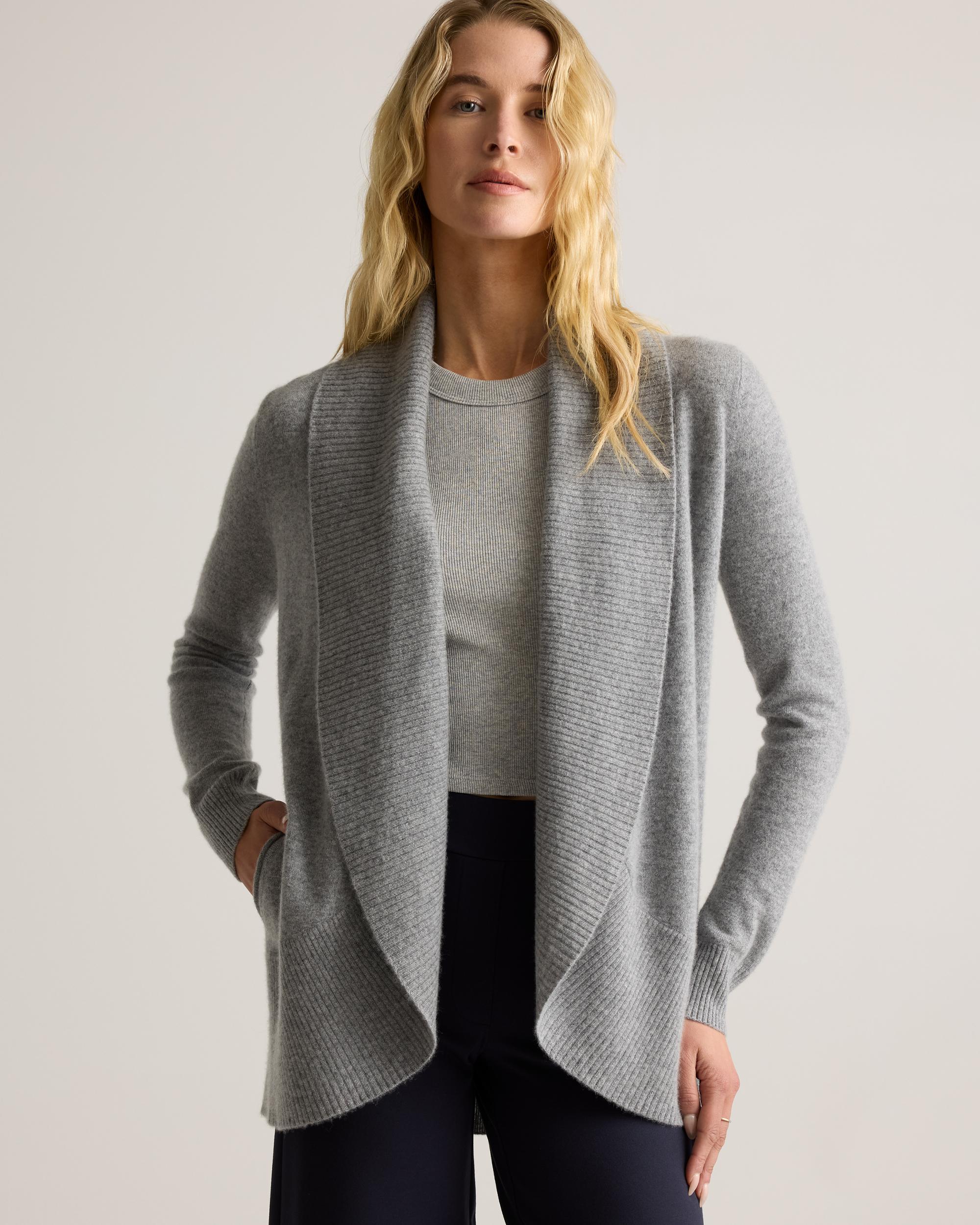 Quince | Women's Mongolian Cashmere Open Cardigan Sweater Size XS Product Image