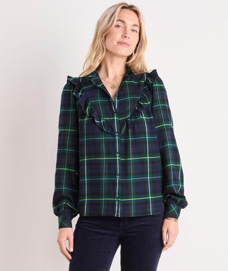 Wool-Blend Ruffle Top Product Image