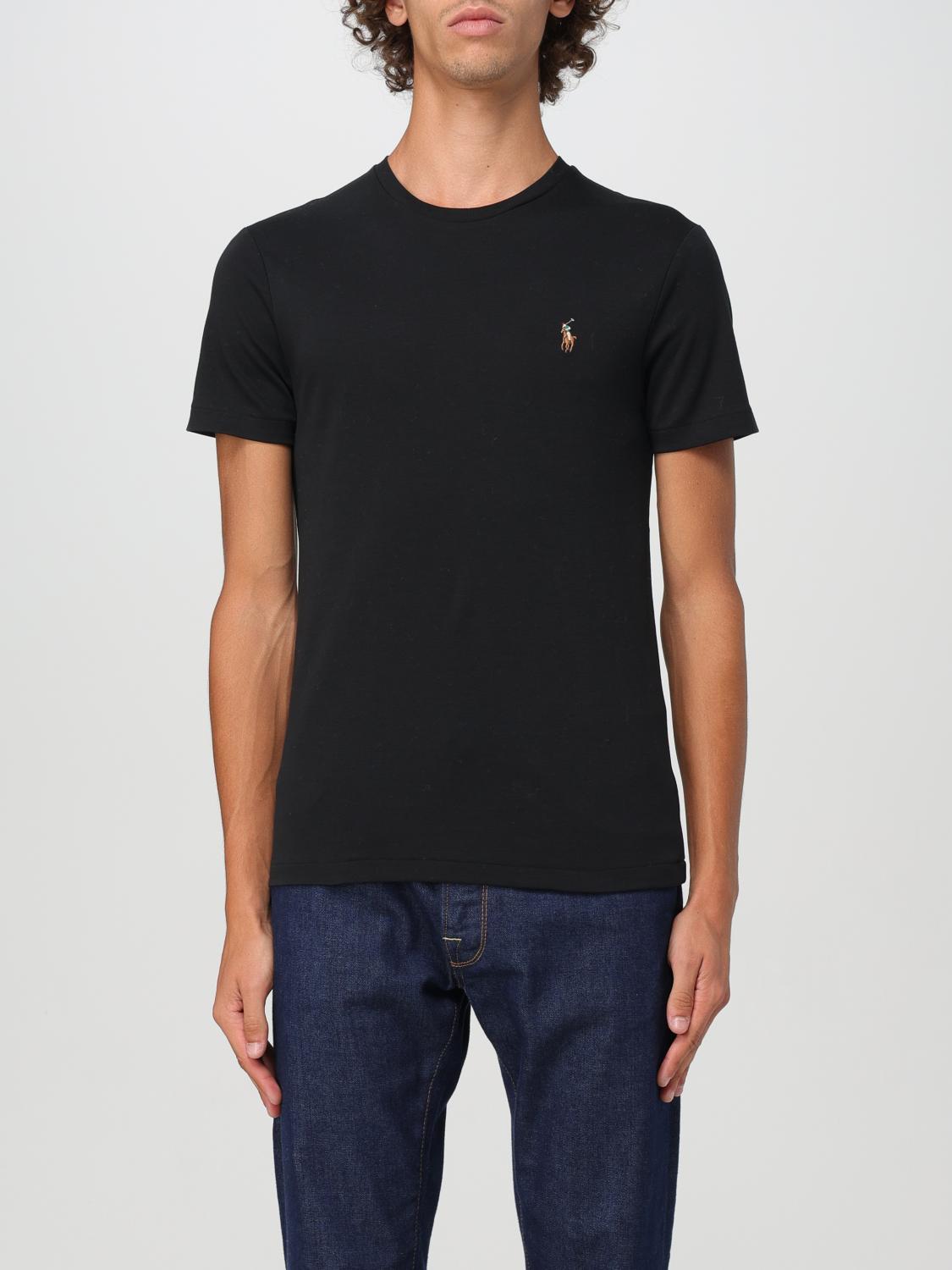 POLO RALPH LAUREN Classic Fit Soft Cotton Crewneck T-shirt In Polo Black Product Image