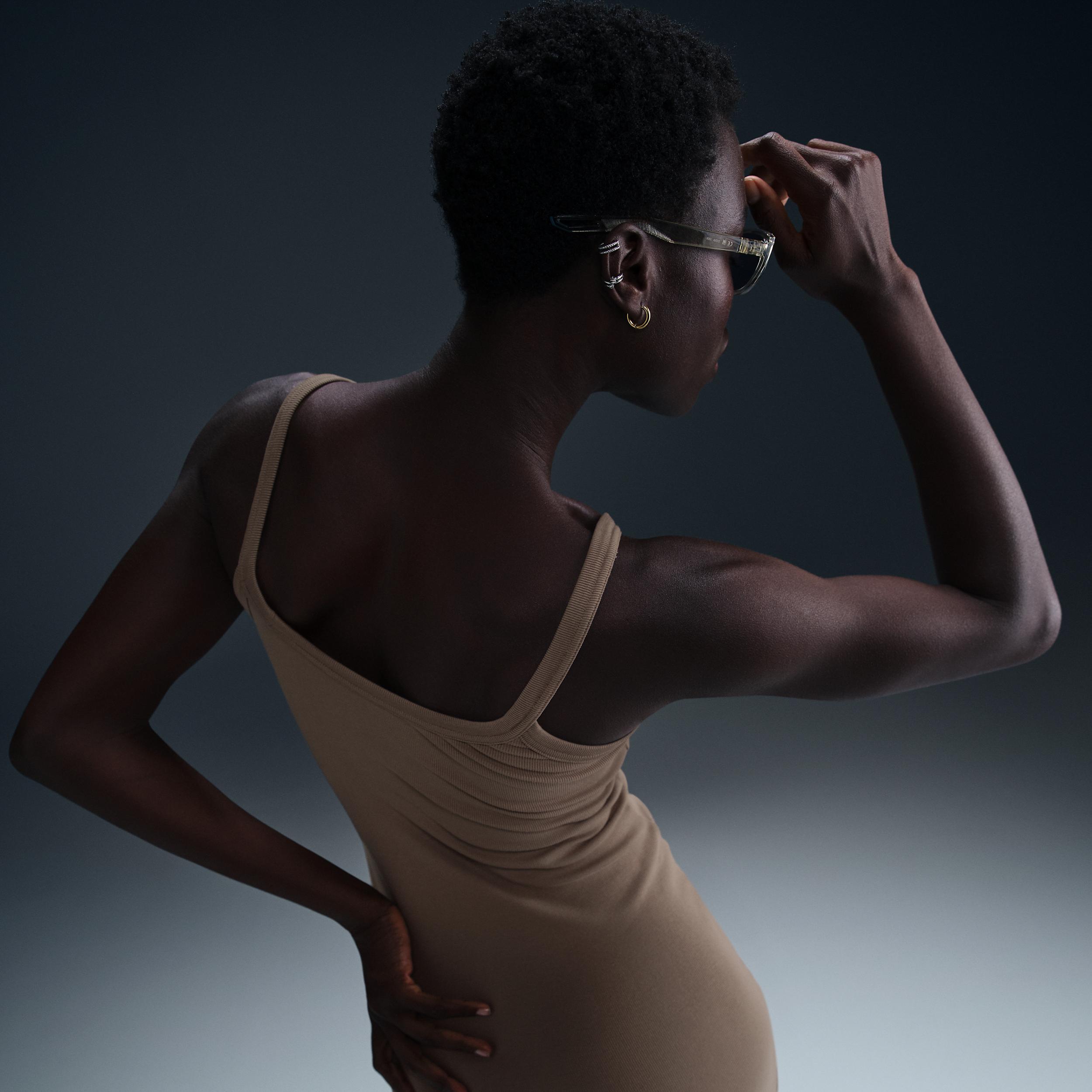 Womens Nike Sportswear Chill Knit Tight Mini-Rib Tank Top Dress | HJ0710-010 Product Image