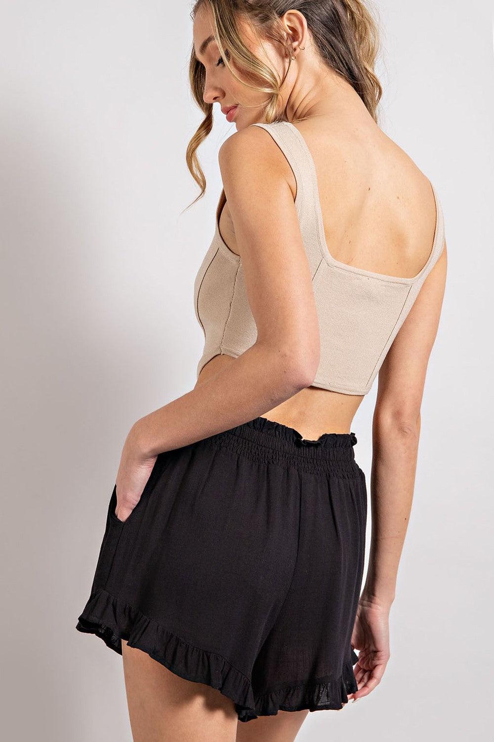 Smocked Ruffle Shorts Product Image