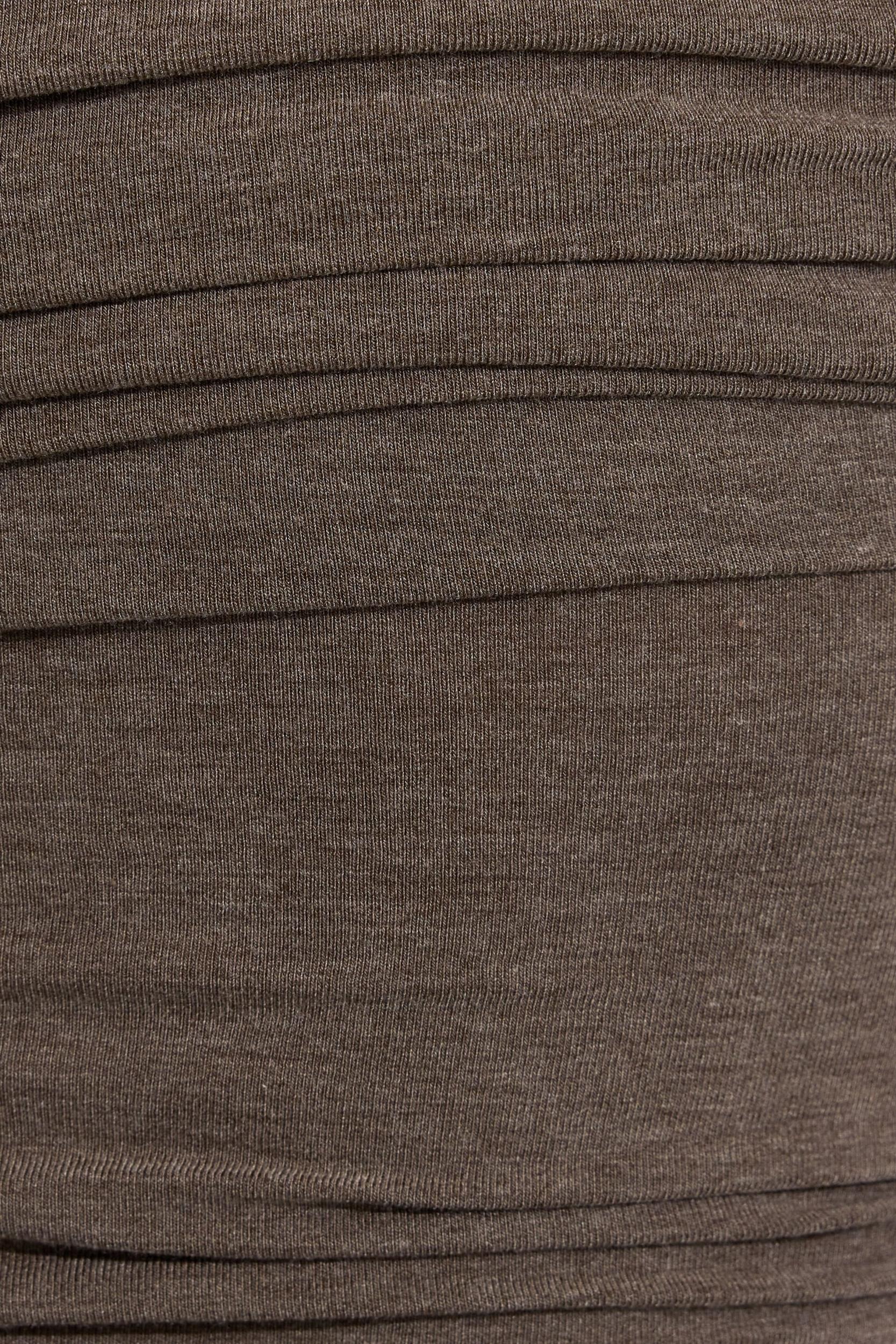 Mesh Long Sleeve Off Shoulder Top Product Image