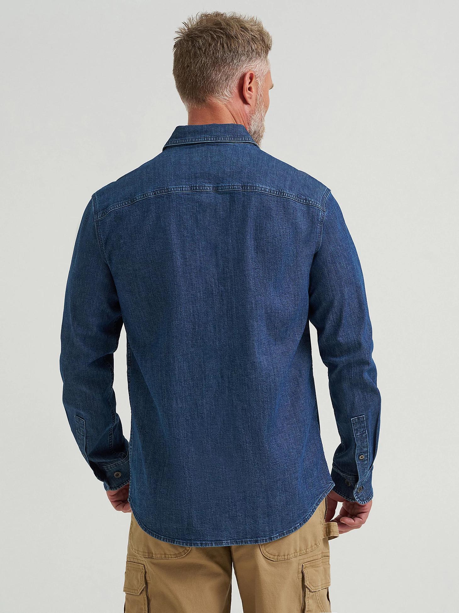 Wrangler® RIGGS Workwear® Ground Cloth Denim Work Shirt | Men's SHIRTS | Wrangler® Product Image