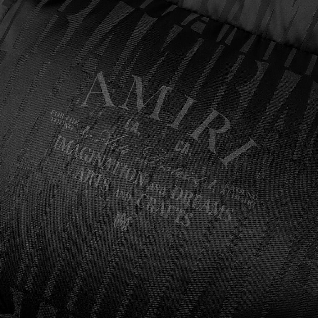 Jacquard Down Gilet - Black Male Product Image