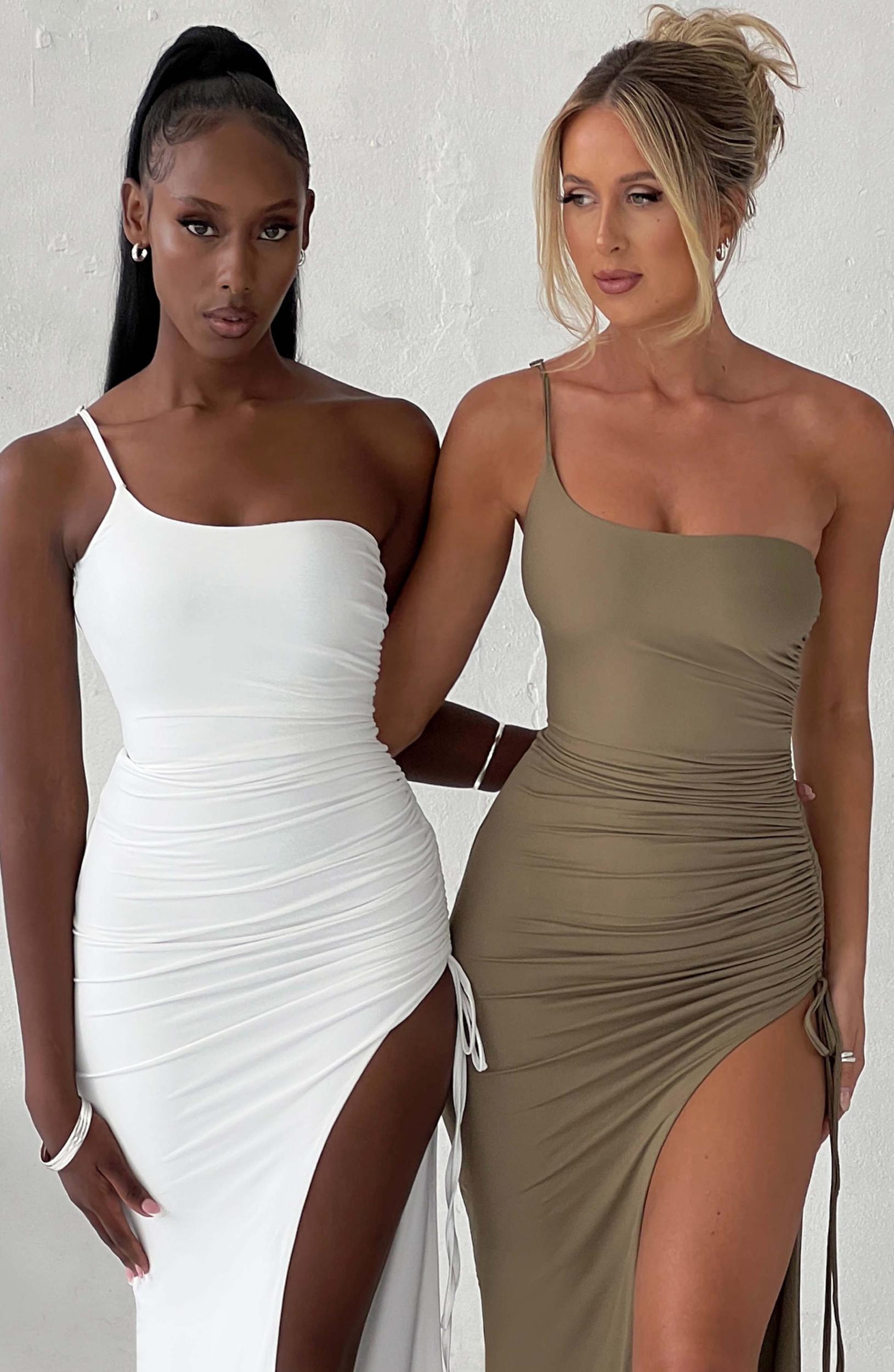 Zuri Maxi Dress - Khaki Product Image