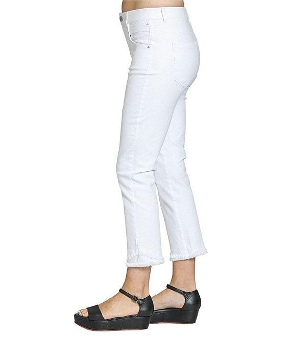 APNY Olivia Stretch Denim Mid Rise Cropped Jeans Product Image