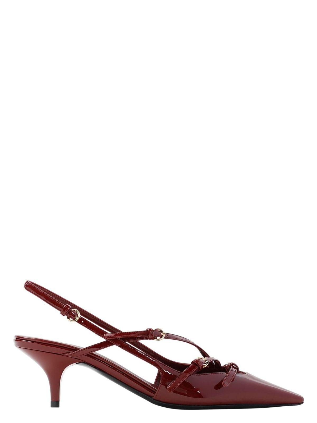 105mm buckle-detail slingblack pumps Product Image