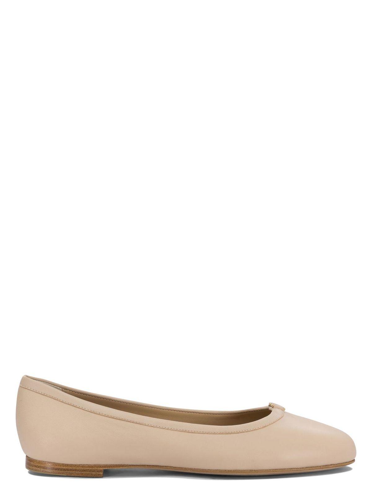 CHLOÉ Woman Ballet Flats Sand Size 9 Leather In Beige Product Image